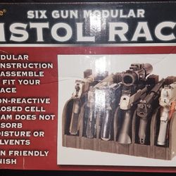 6 Gun Pistol Rack