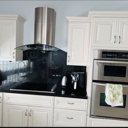 Elegant Range Hood & Drop In Cooktop Range EACH 