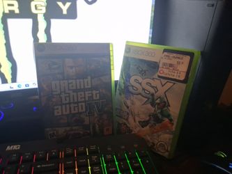 Ssx snow boarding game and gta 4 bolth Xbox 360