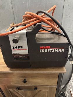 Sears Craftsman 3/4 HP Portable Air Compressor