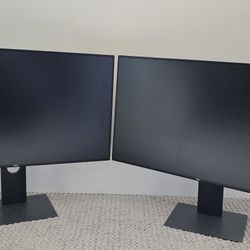 Dell 27 inch monitors (2)