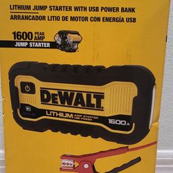 Dewalt 1600 Amp Jump Starter DXAELJ16
