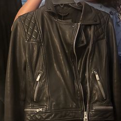 Saint Leather Bomber Jacket