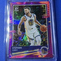 2020 Donruss Optic Stephen Curry #17 Hyper Pink Mint