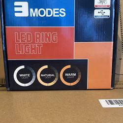 BRAND NEW JIOZER 3 MODES LED RING LIGHT
