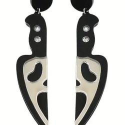 Mirrored Scream Earrings 