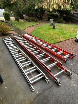 Extension Ladders – Fiberglass and Aluminum