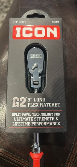 Icon 1/4” Drive 9” Long Flex ratchet