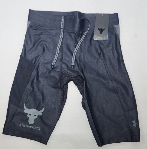 Under Armour Men's Project Rock Iso-Chill Compression Shorts 1361648-001 Size L