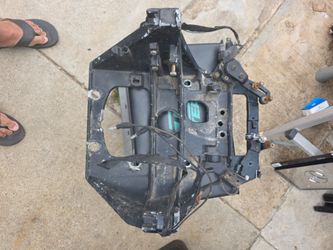 Transom back plate