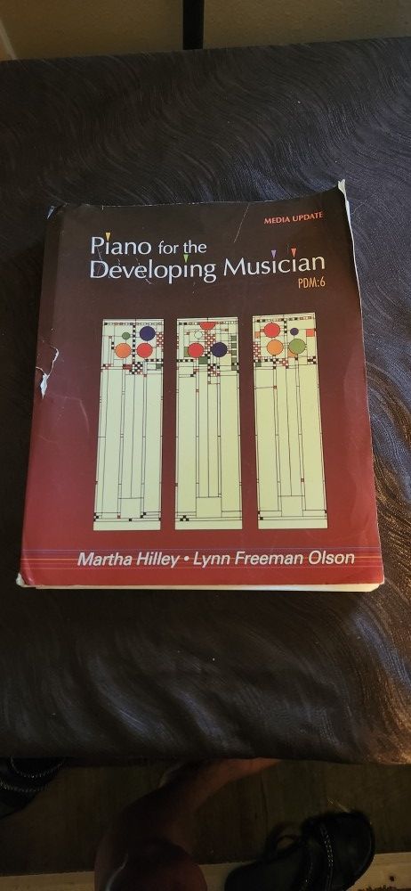 Piano learning book