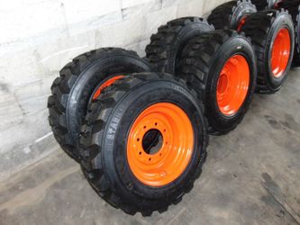 4 Bobcat tires 12x16.5 with rim $1600. Price  firm