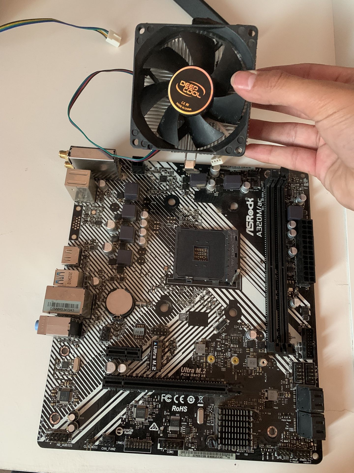 Motherboard And CPU Cooler Fan!