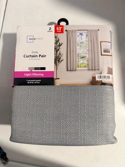 Grey curtains