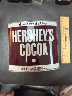 Vintage Hershey’s can with lid