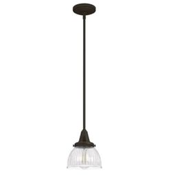 Brand New - Hunter Cypress Grove 1-Light Mini Pendant Light – Onyx Bengal