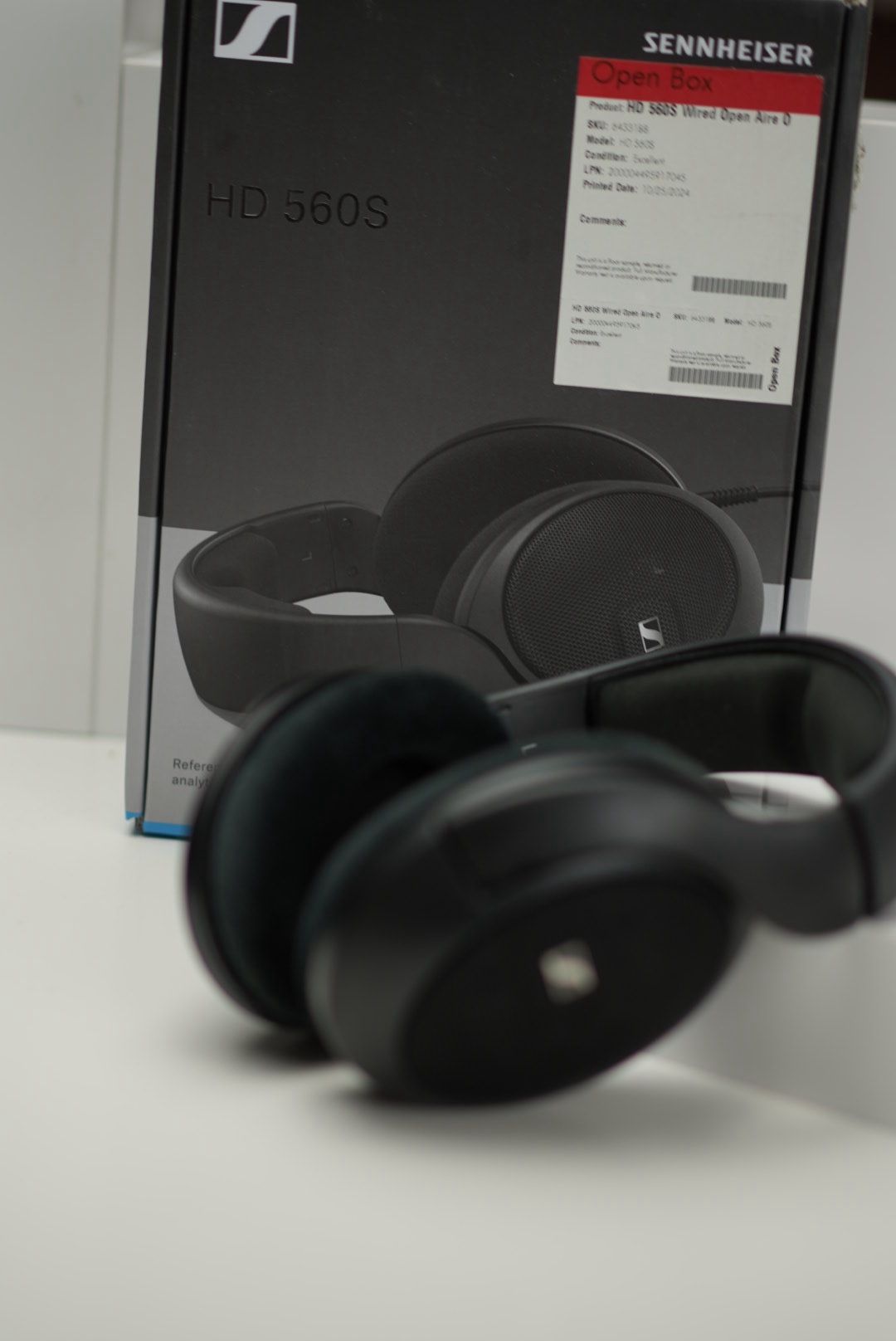 Sennheiser HD 560S Open-Ear High-Performance Grade Headphones Black