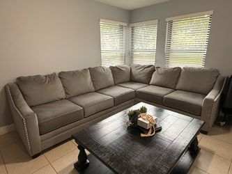 Grey Sectional Sofa – $500 OBO