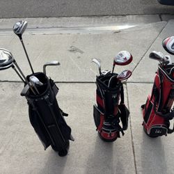 Junior/Child Right Handed Golf Club Sets And Child’s Left-Handed. Golf Club Set With Bag.