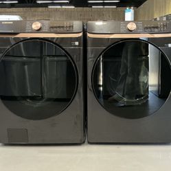 Samsung 5.0 cu. ft. Washer w/Super Speed Wash & Steam 7.5 cu. ft. Vented Electric Dryer w/Steam