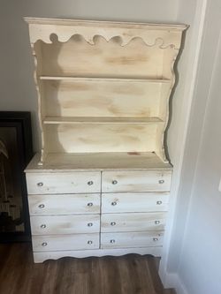Dresser and shelf combo