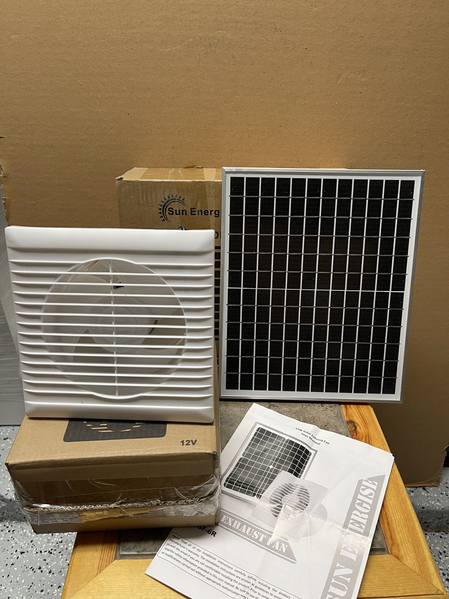 Solar Powered Exhaust Fan Pro