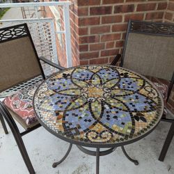 Mosaic Patio Table And Chairs