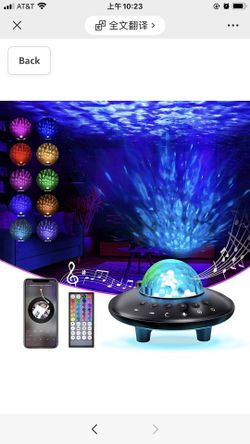 Star Projector Night Light, Dimmable Galaxy Star Light Projector with Remote Control, Bluetooth Music Speaker & Timing Function, Ceiling Projector Nig