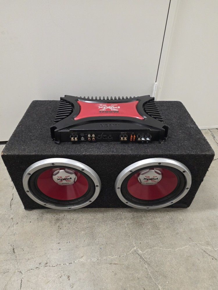 Sony Explod Subwoofers With Amplifier
