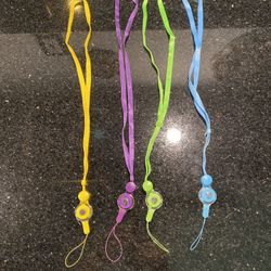 Wishouse Lanyards Neck Strap for Walkie Talkies w/Detachable Buckle 21” Set of 4