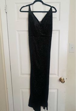 Black sparkle cocktail dress size s