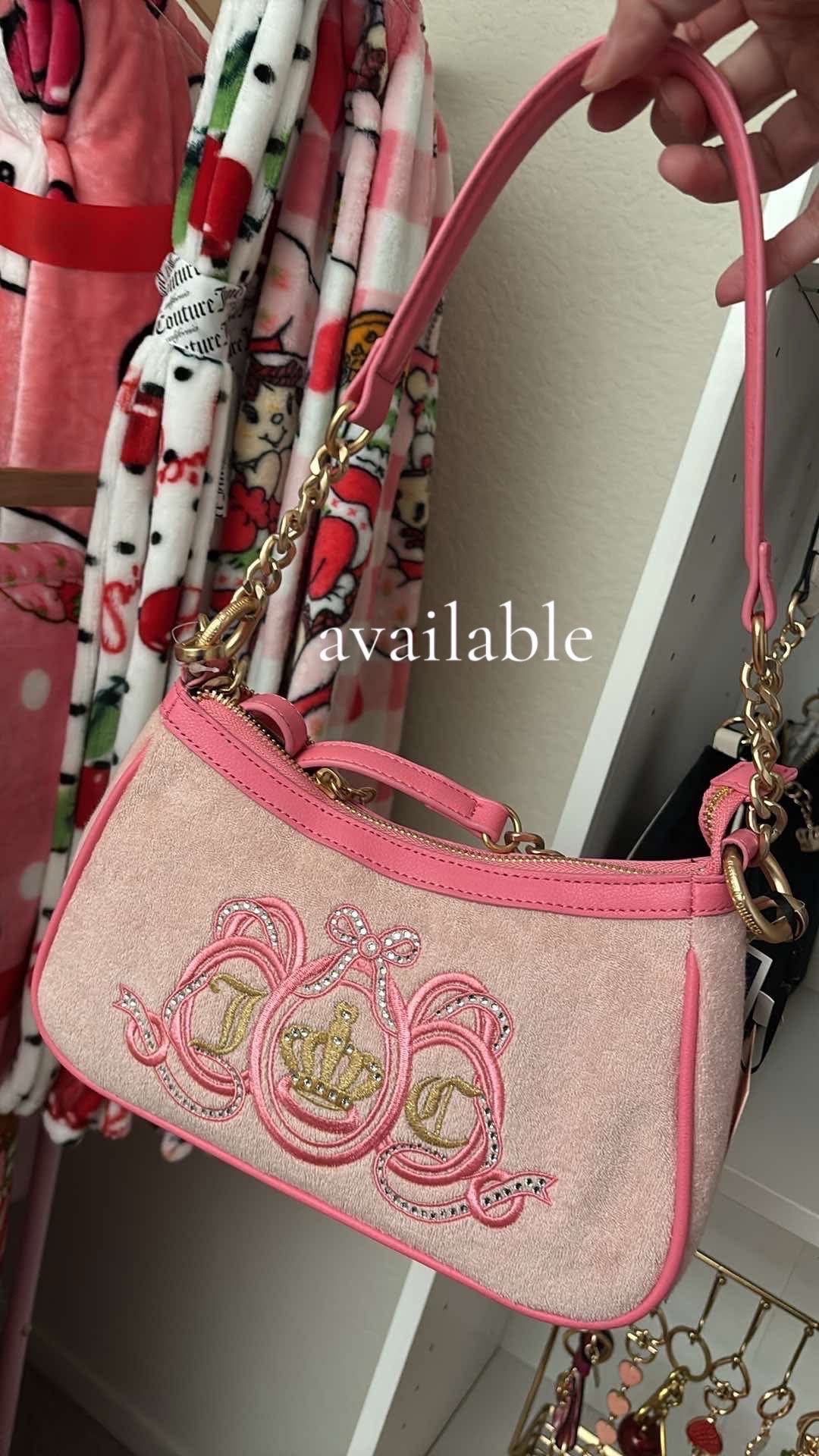 Juicy Couture Lovers Club Pink Shoulder Bag