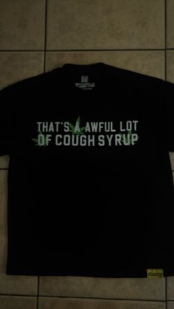 Awful Lot Of Cough Syrup Designer Tee
