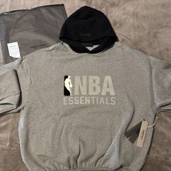 NEW NBA Fear of God Essentials Warm Heather Hoodie (Size Small) 100% Authentic✅
