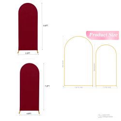 Metal Arch Backdrops With Fabric