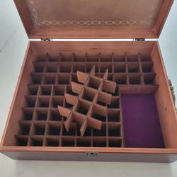 Wooden Essential Oil Holder / Trinket Box – Decorative Storage
