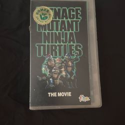 Teenage Mutant Ninja Turtles VHS 
