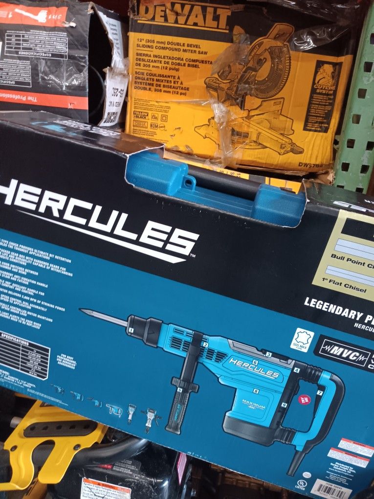Hercules 14 Amp 7/8 SDS Max Variable Speed Rotary Hammer He35