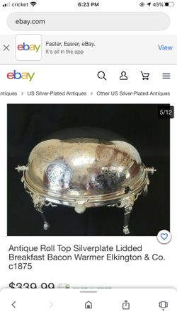 Antique silverplate