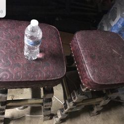 Dos Vancos Altos Rusticos  Muy Buena Condición 