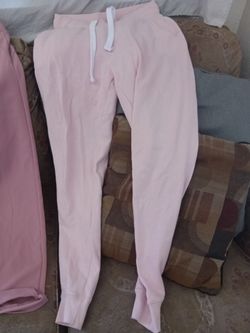 2 pink girls pants