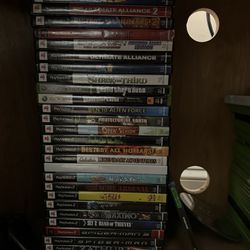 PS2 With A Bunch Of Games 