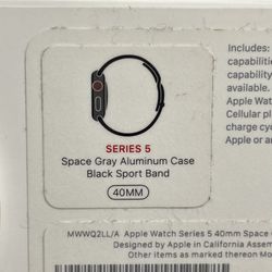 Apple watch 5 40mm GPS + LTE Aluminum Space gray⌚️🍎