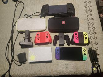 Nintendo Switch Oled Splatoons Edition Bundle