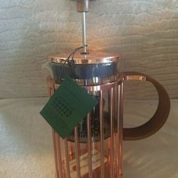 NEW STARBUCKS  BODUM COPPER 8 CUP COFFEE PRESS