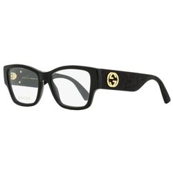 Authentic Gucci Glitter Eyeglass Frames GG0104O 001 – Black (51mm)