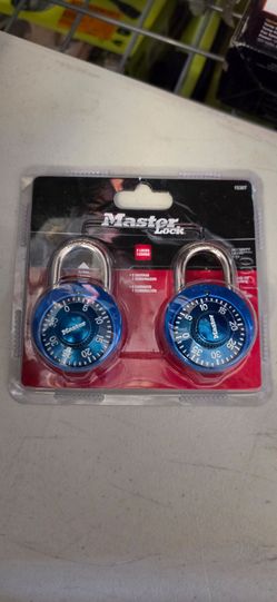 Master Lock 1530T Combination Padlocks 2-Pack