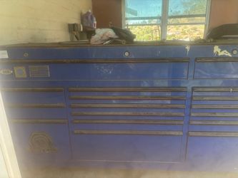 Matco Large Blue Rolling Tool Cabinet