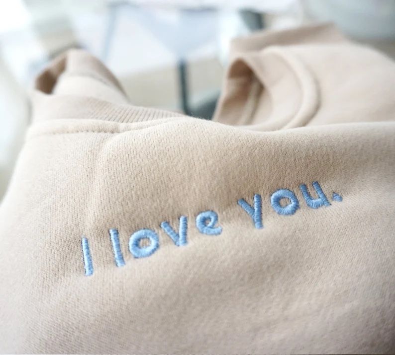 Personalized Embroidered Sweatshirt