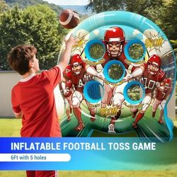 Brand New Inflatable Football Toss Game